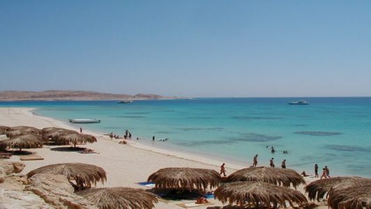 Insula Paradisului HULA HULA plajă din Hurghada