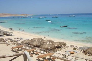 Ausflug mit dem Boot zur Paradise Insel in Hurghada