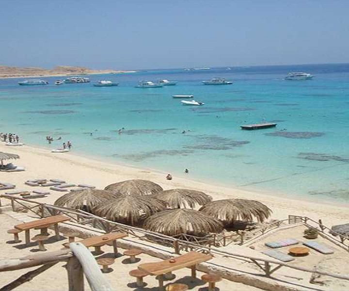 Ausflug mit dem Boot zur Paradise Insel in Hurghada