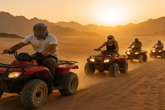 Hurghada Private Quad Safari after lunch with Bedouins and Camel