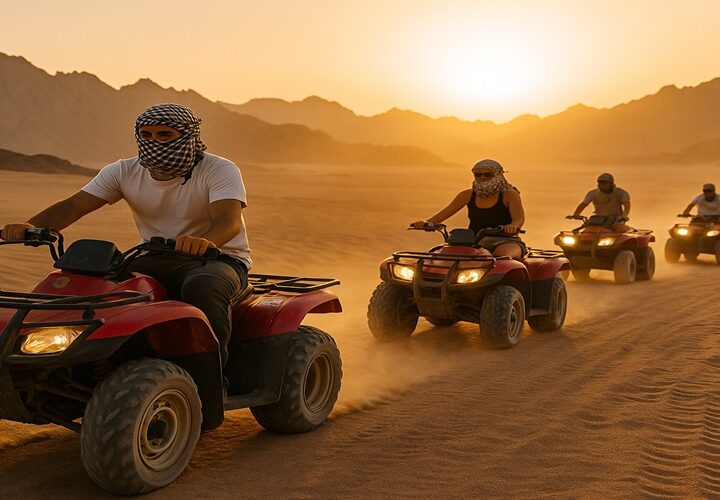 Hurghada Private Quad Safari after lunch with Bedouins and Camel
